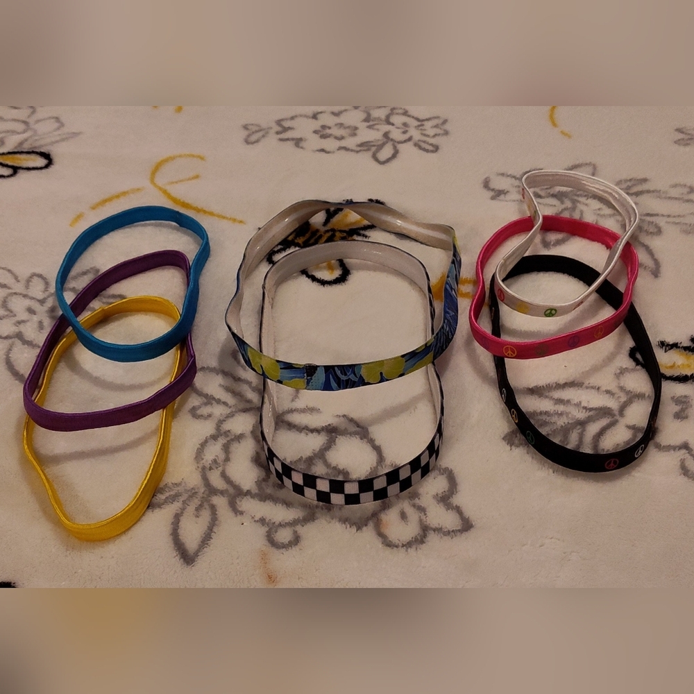 Colorful Elastic Headbands Set